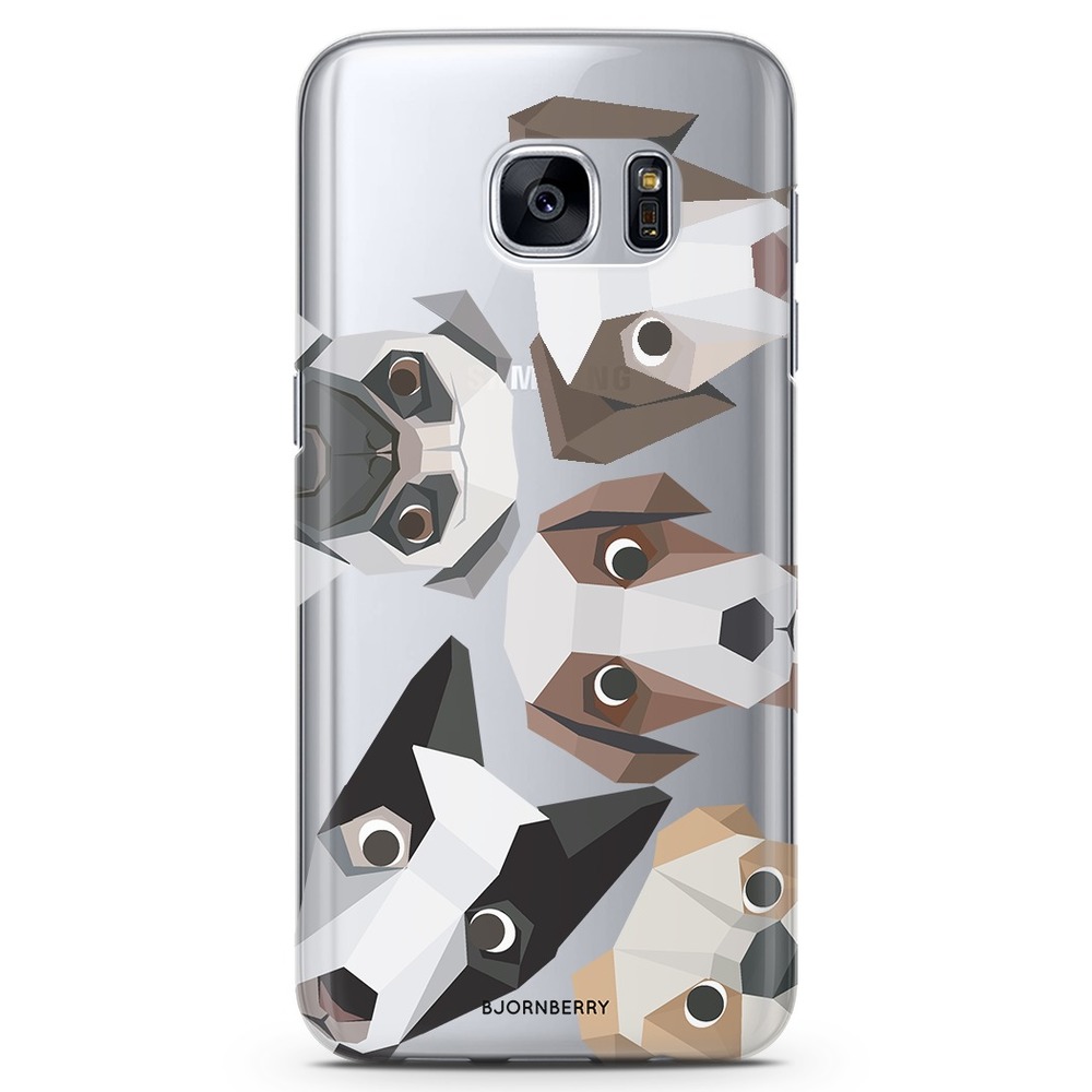 Samsung Galaxy S7 TPU Case - Cartoon Dogs