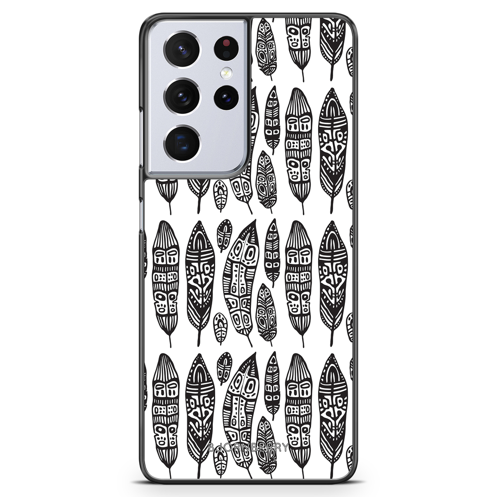 Samsung Galaxy S21 Ultra Case - Vintage Feathers