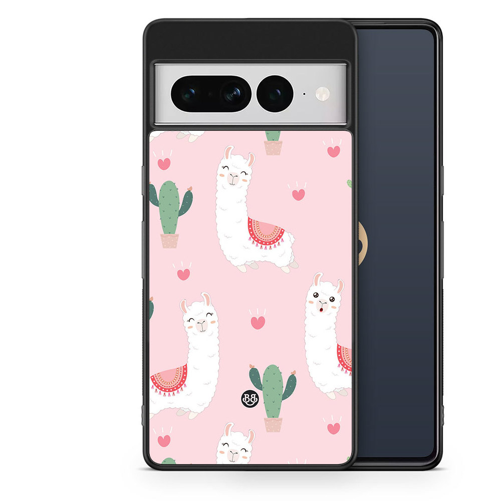 Google Pixel 7 Pro Case - Llama Pattern