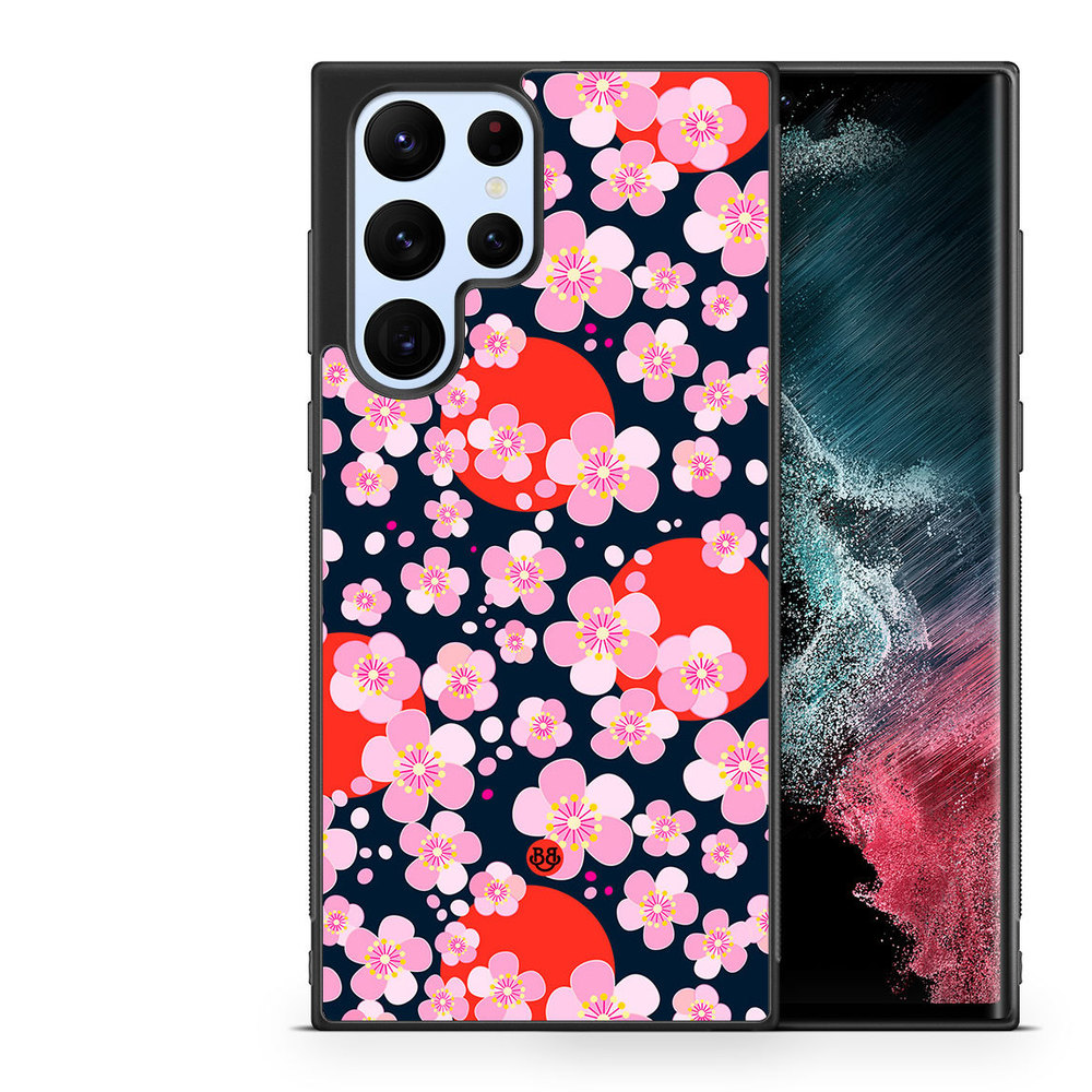Samsung Galaxy S23 Ultra 5G Case - Japanese Flowers