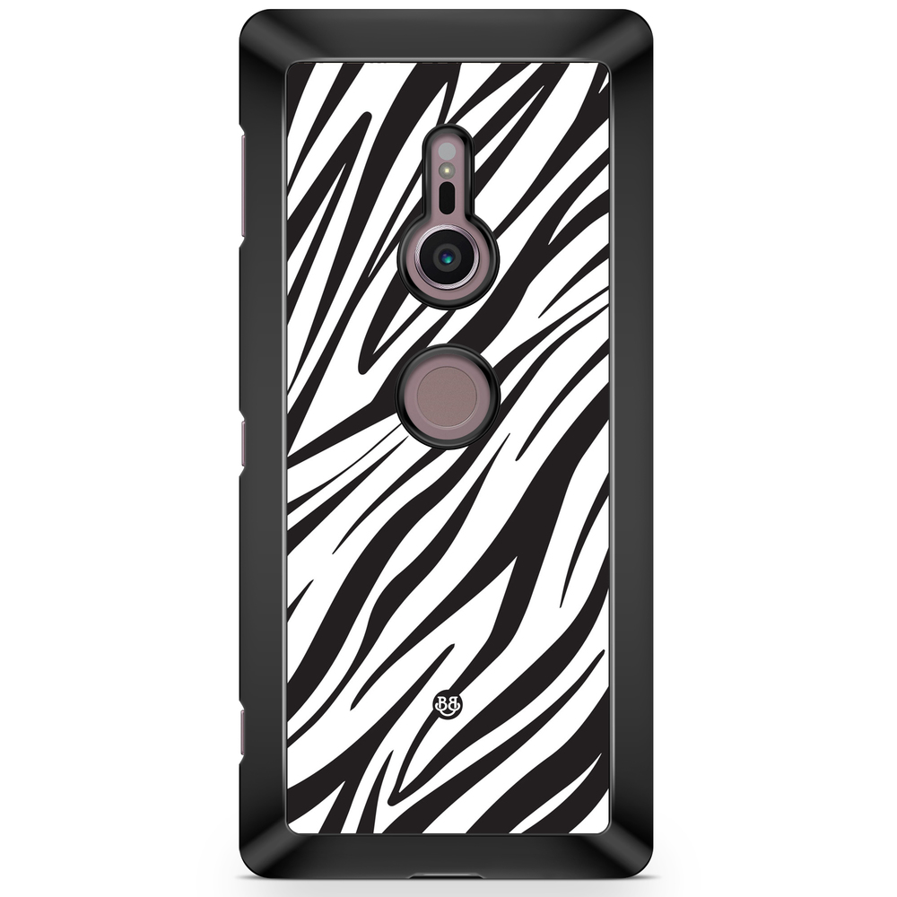 Sony Xperia XZ2 Case  - WILD AUTUMN - Zebra Twist
