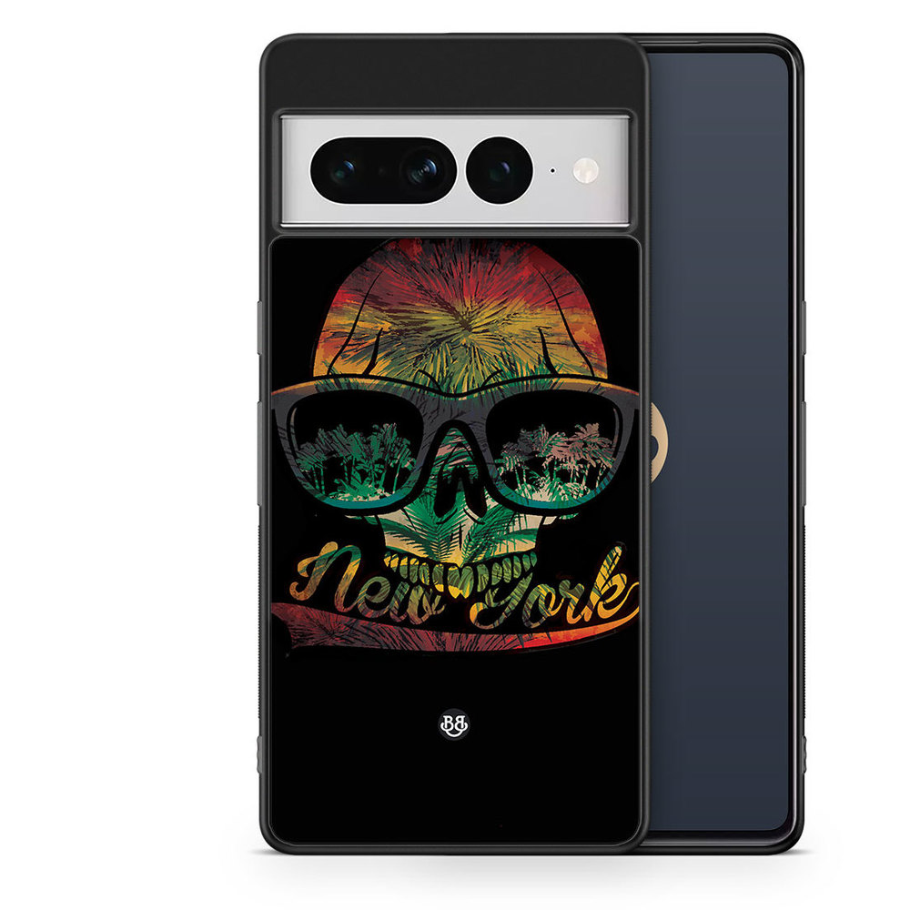 Google Pixel 7 Pro Case - New York Skull