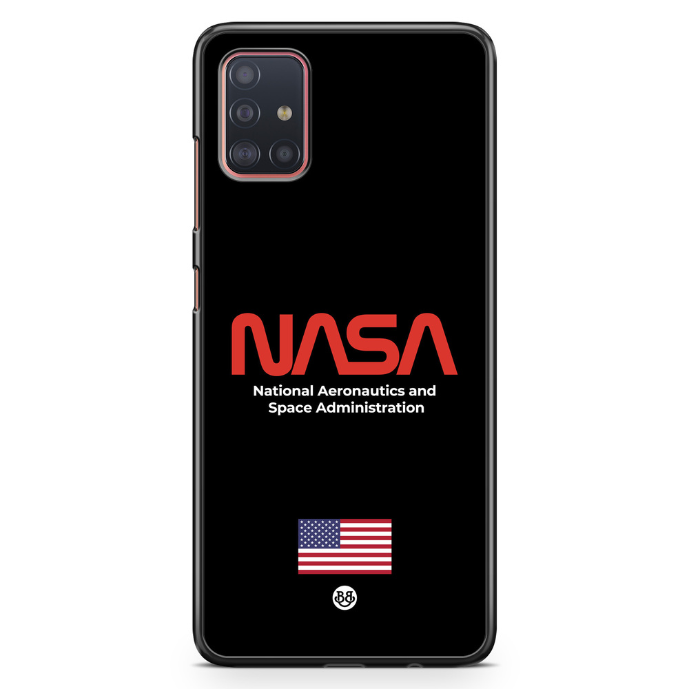 Samsung Galaxy A51 Case - NASA Worm Black
