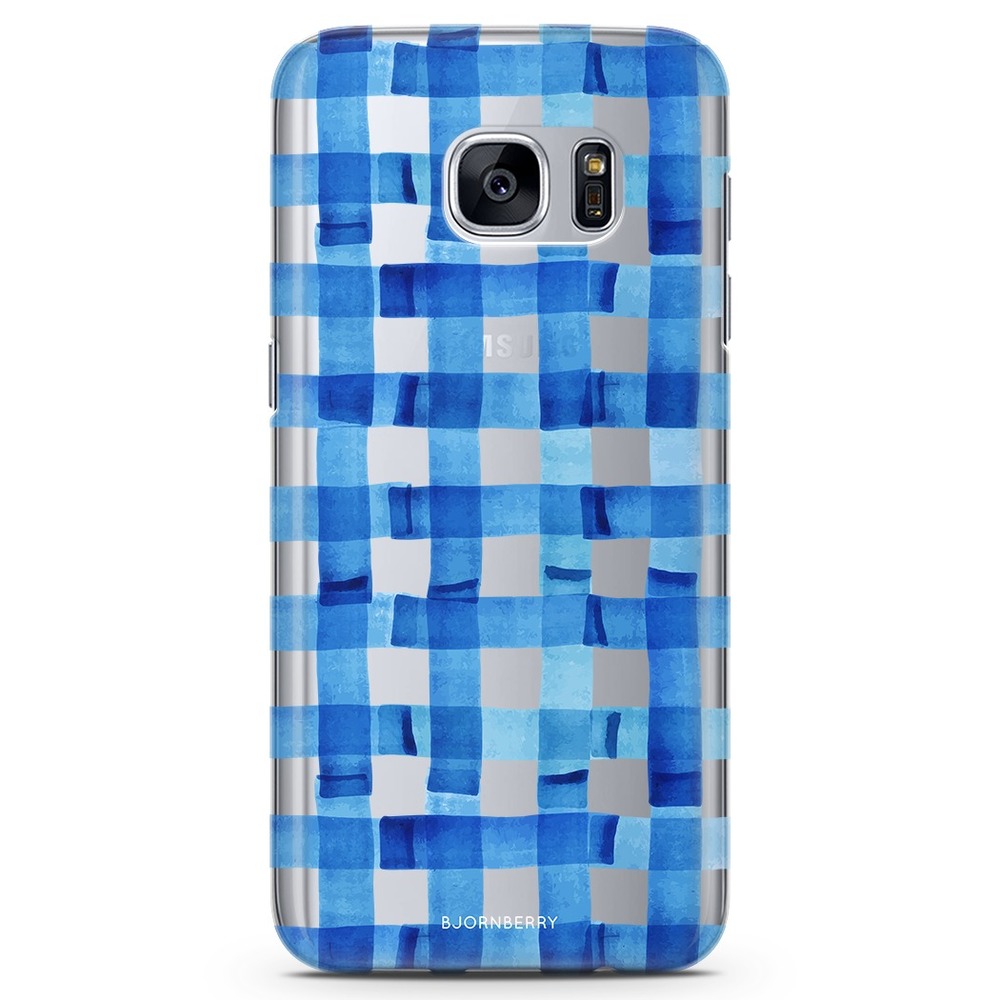 Samsung Galaxy S7 TPU Case - Blue Stripes