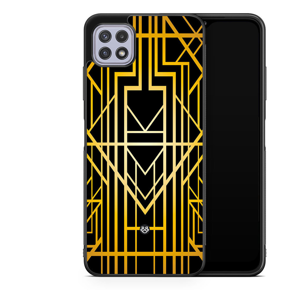 Samsung Galaxy A22 4G Case - Golden pattern