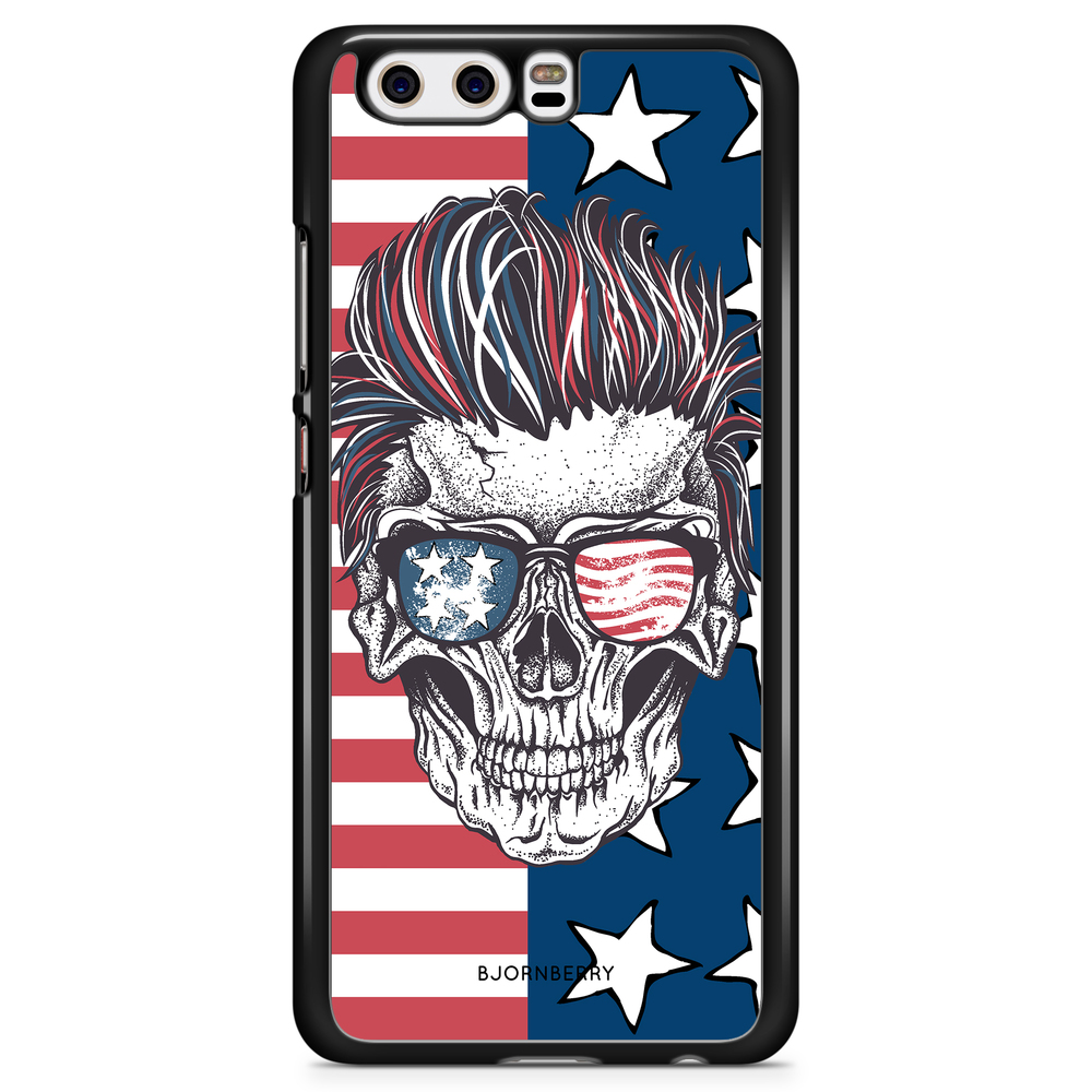 Huawei P10 Plus Case - USA Skull