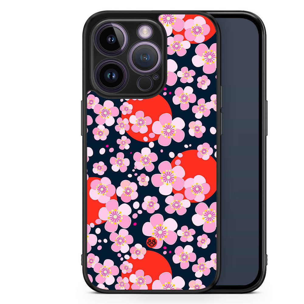 iPhone 14 Pro Case - Japanese Flowers