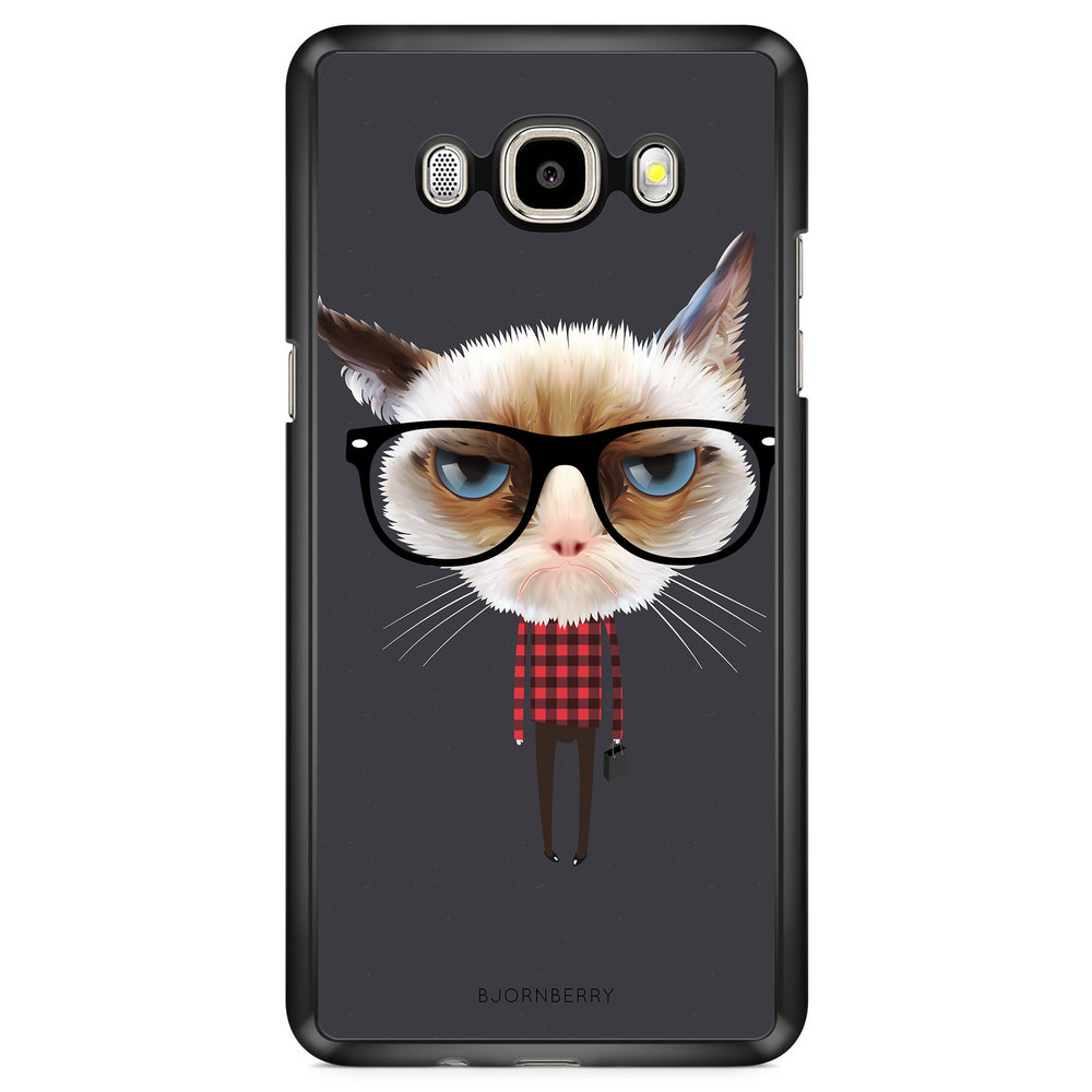 Samsung Galaxy J7 (2016) Case - Hipster Cat