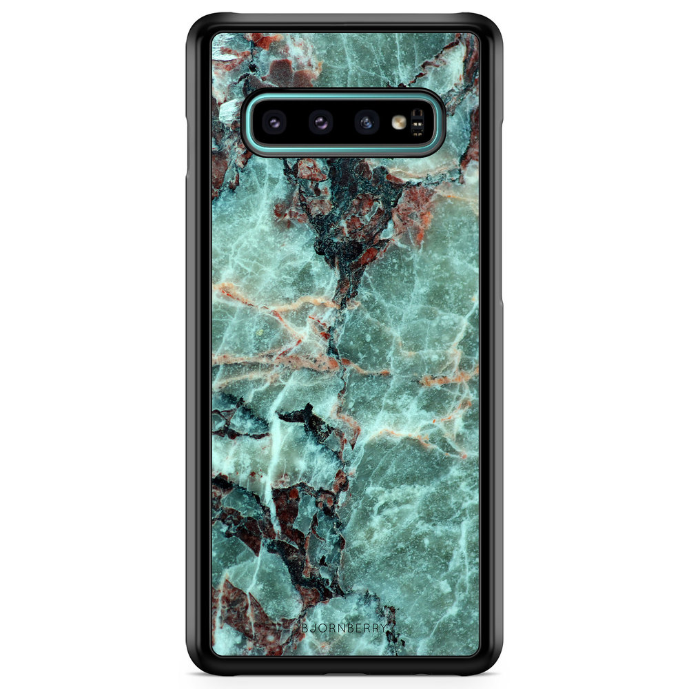 Samsung Galaxy S10 Plus Case - Green Marble