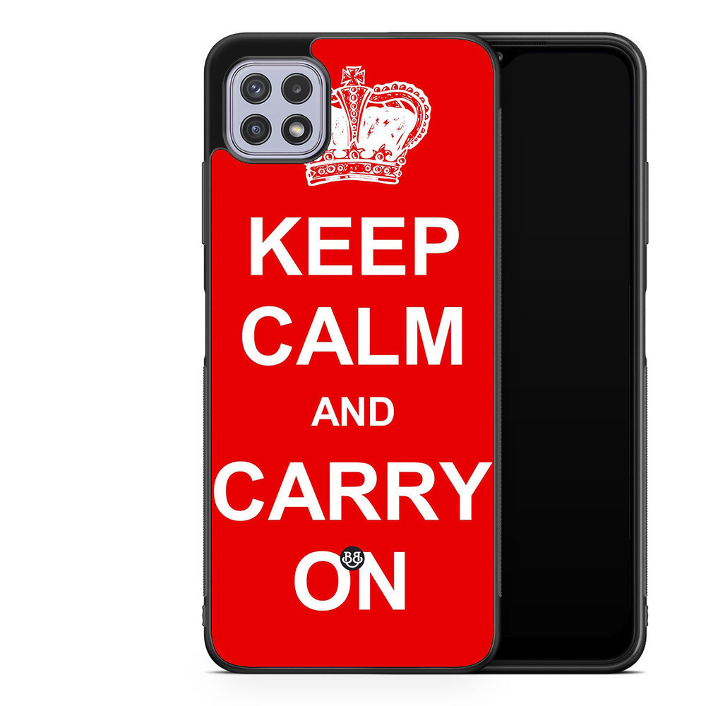 Samsung Galaxy A22 4G Case - Keep calm carry on