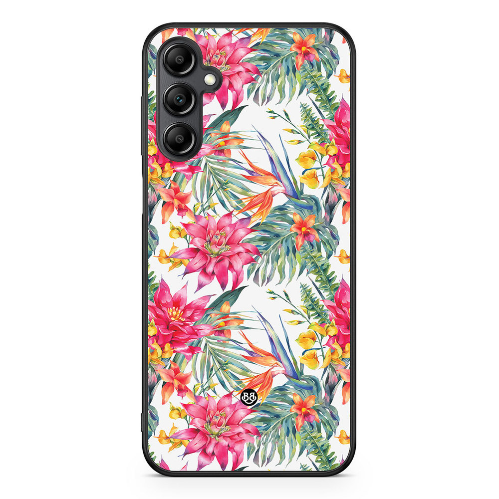 Samsung Galaxy A14 4G/5G Skal - Exotiska Blommor