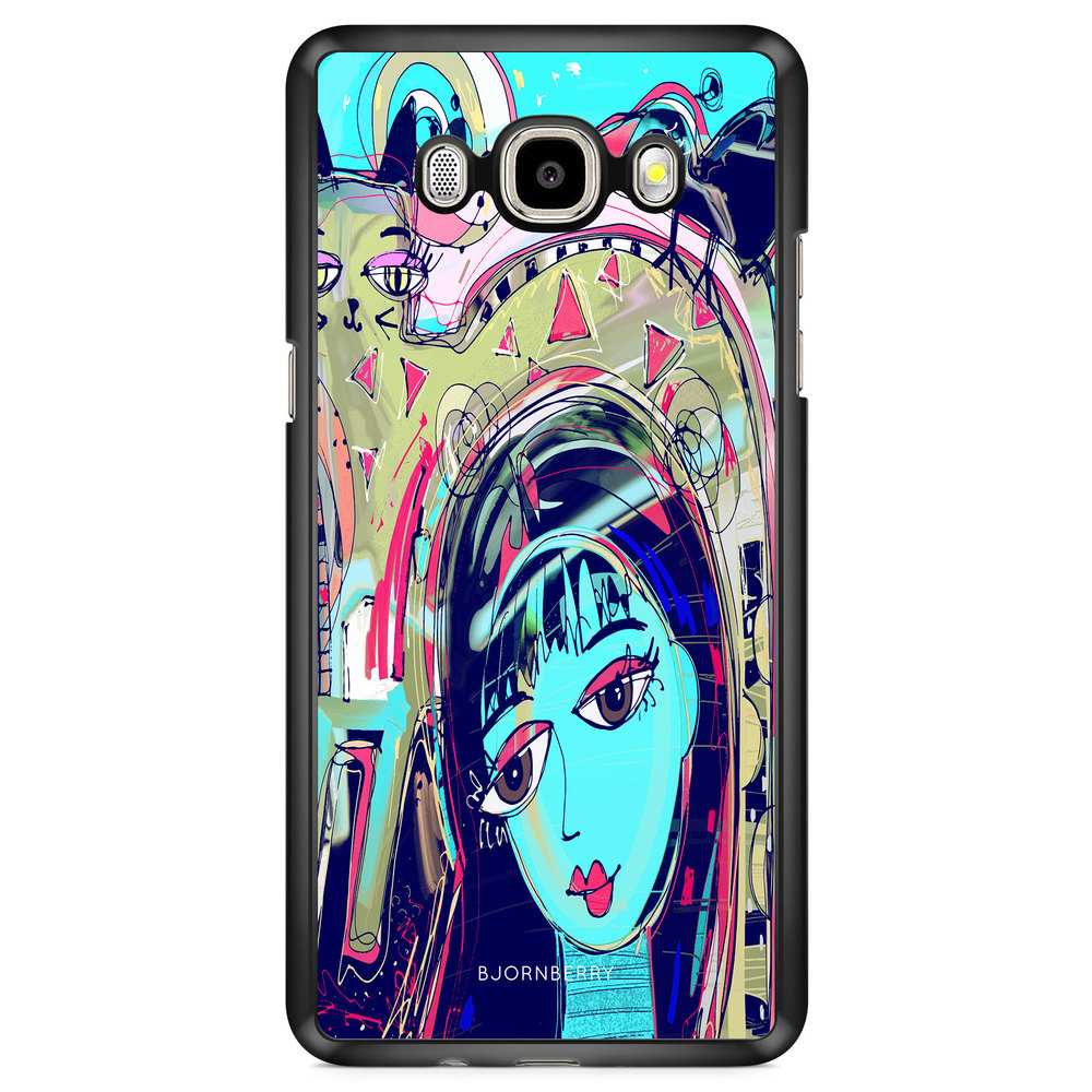 Samsung Galaxy J7 (2016) Case - Abstract Cat