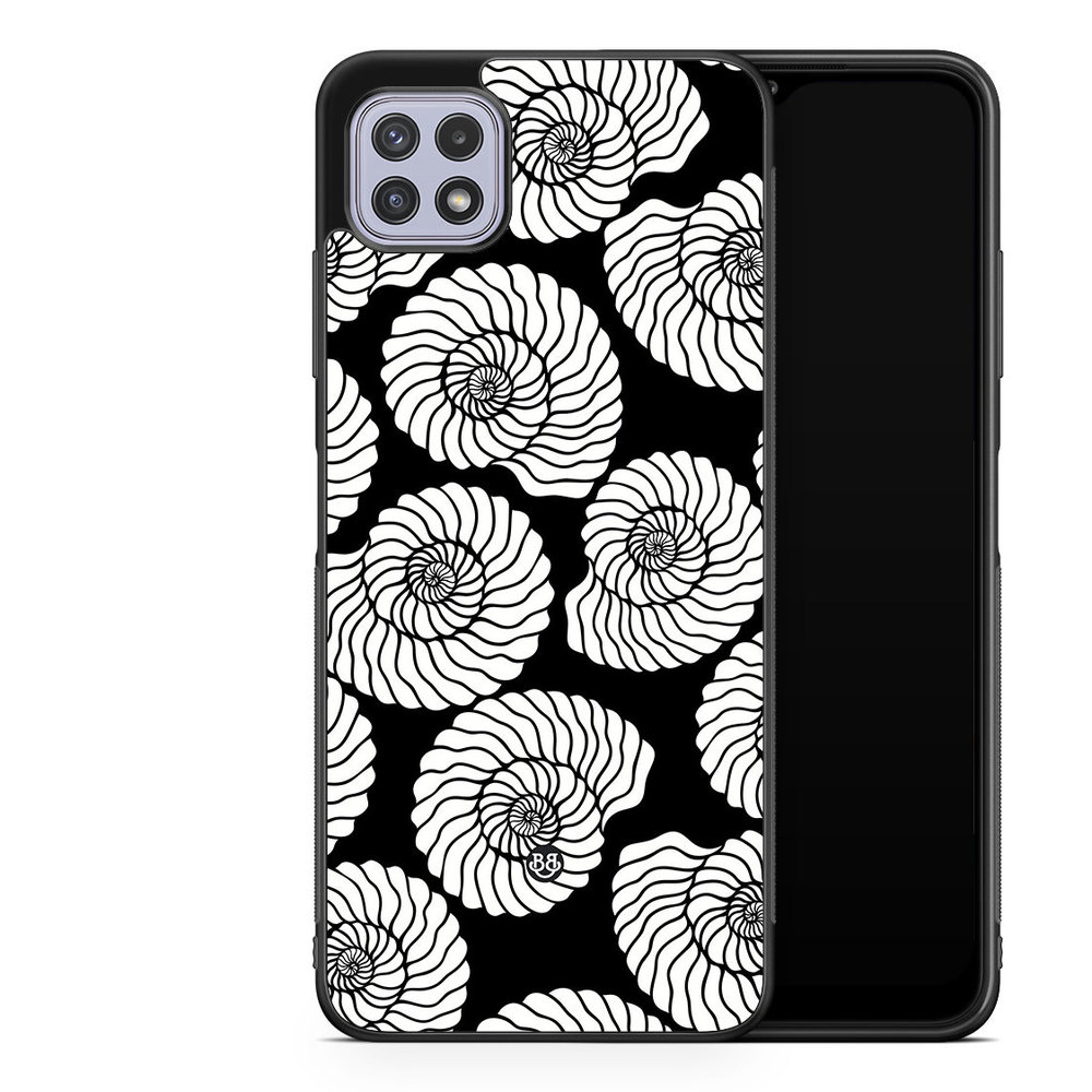 Samsung Galaxy A22 4G Case - Seashell BW