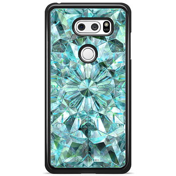 LG V30 Case - Green Crystals