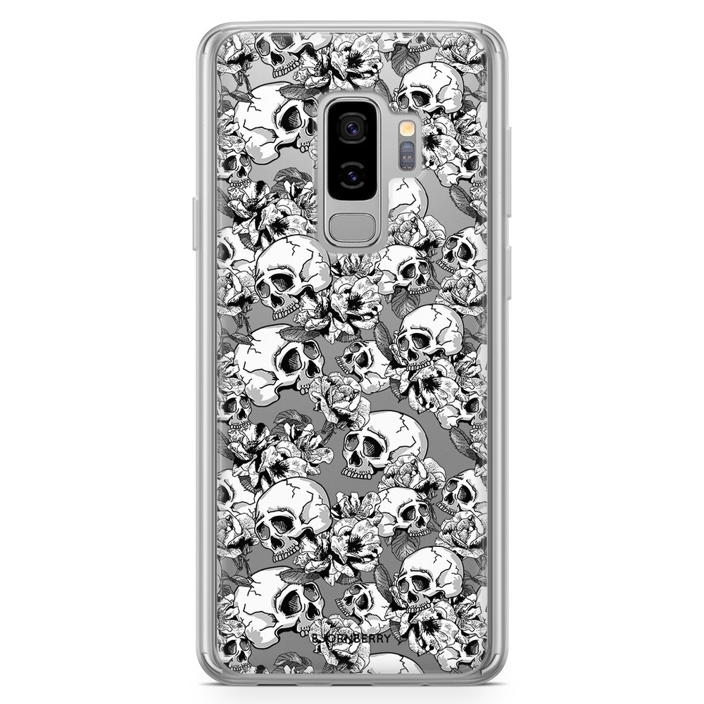 Samsung Galaxy S9 Plus Fashion Case - Skull & Roses