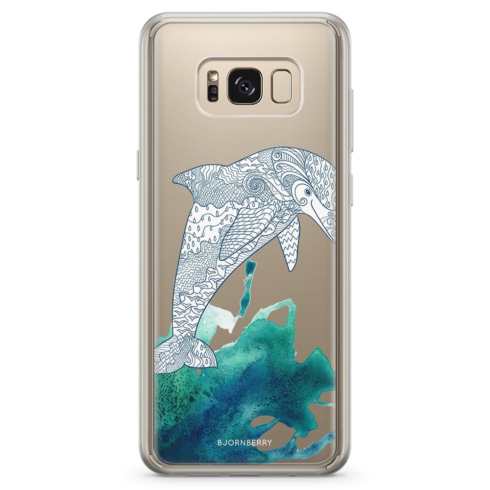 Samsung Galaxy S8 Plus Fashion Skal - Mandala Delfin