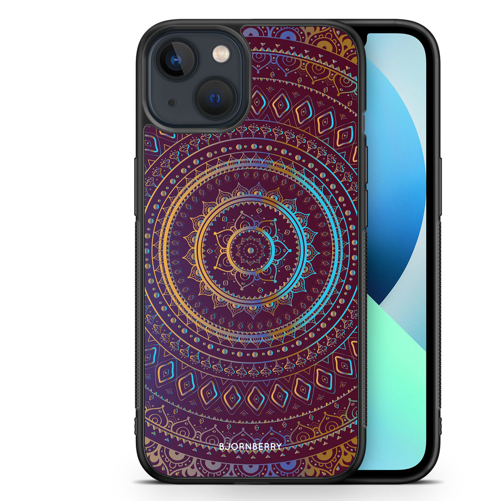 iPhone 13 Mini Case - Purple Mandala