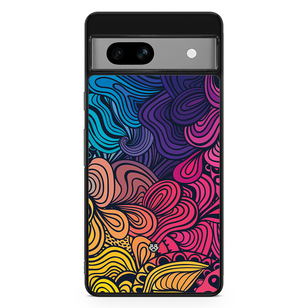 Google Pixel 7a Case - Retro Flowers
