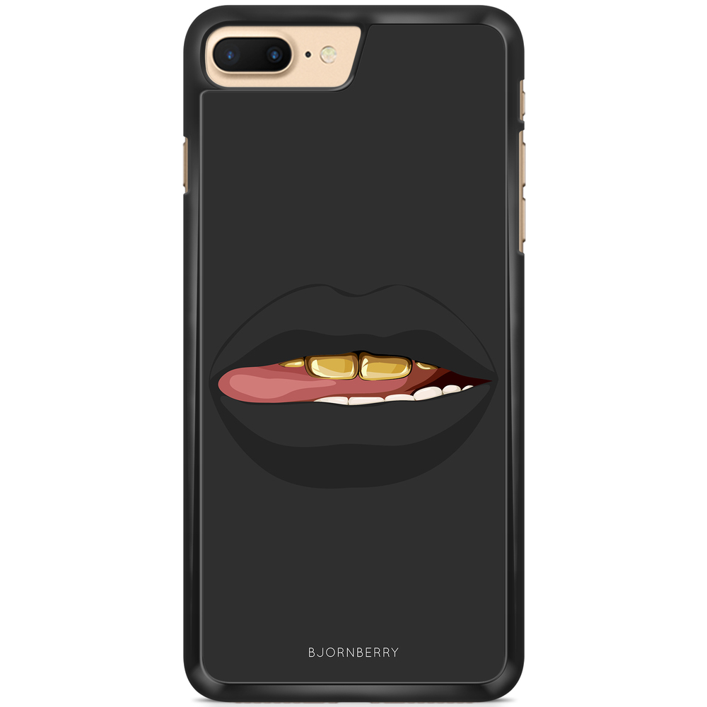 iPhone 7 Plus Skal - Läppar Guld