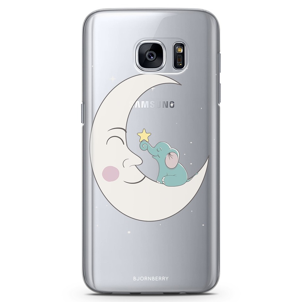 Samsung Galaxy S7 TPU Case - Elephant Moon