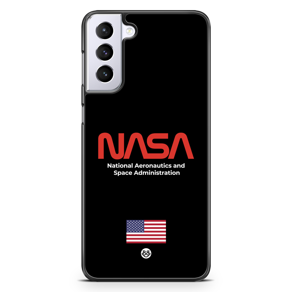 Samsung Galaxy S21 Plus Case - NASA Worm Black