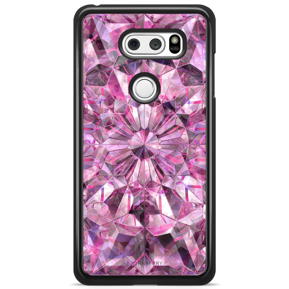 LG V30 Case - Pink Crystals