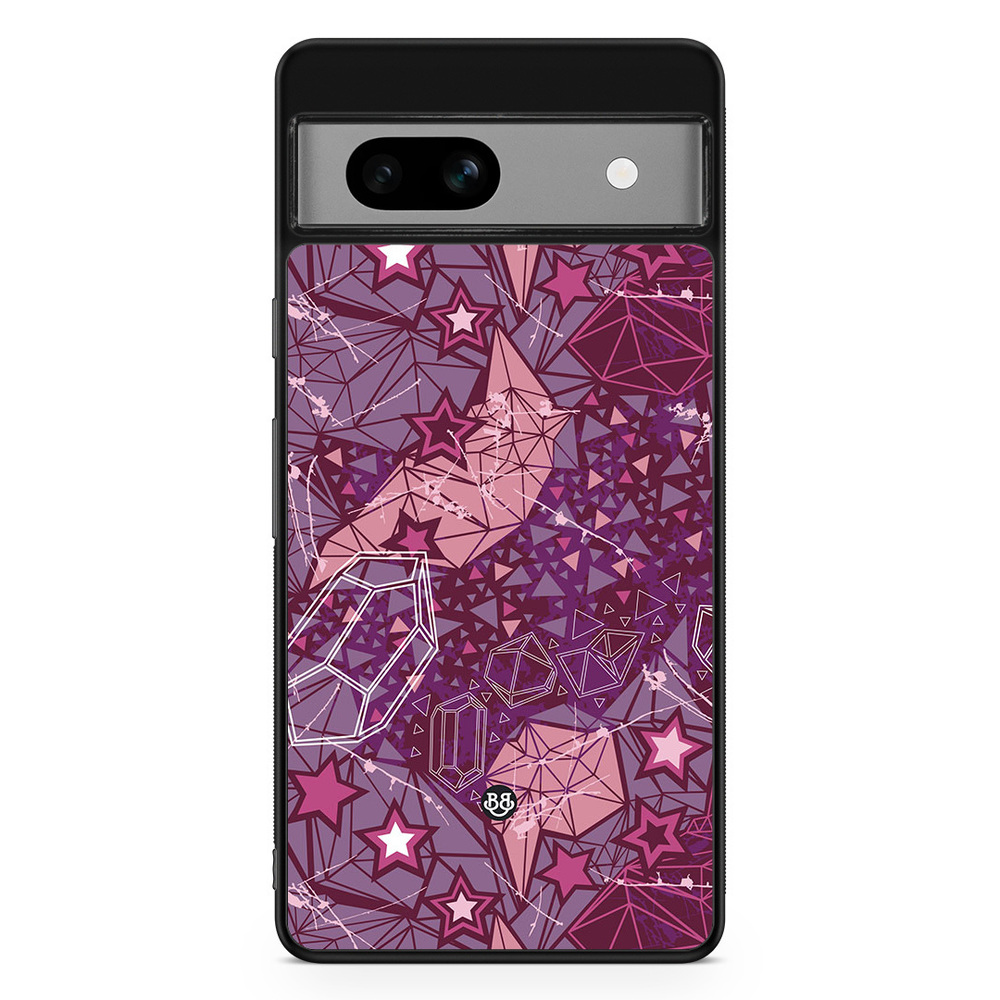Google Pixel 7a Case - Purple Stars