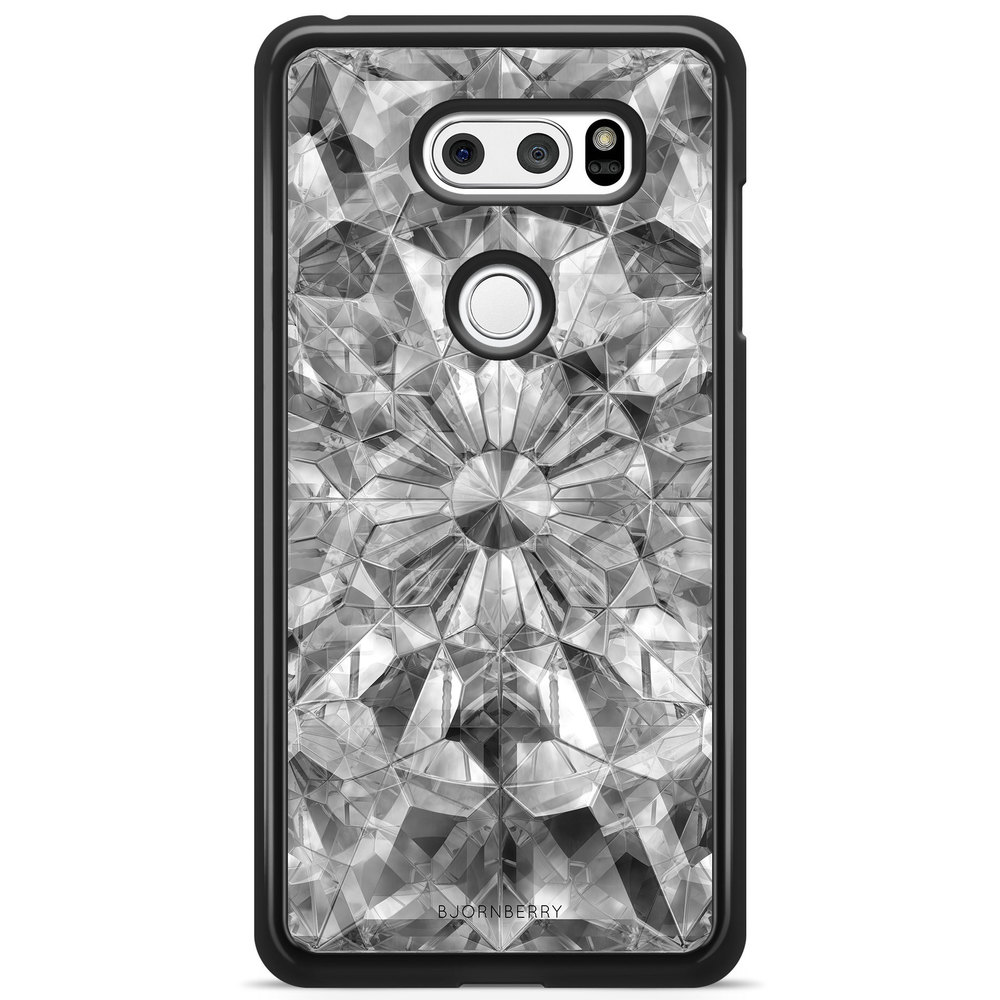 LG V30 Case - Grey Crystals