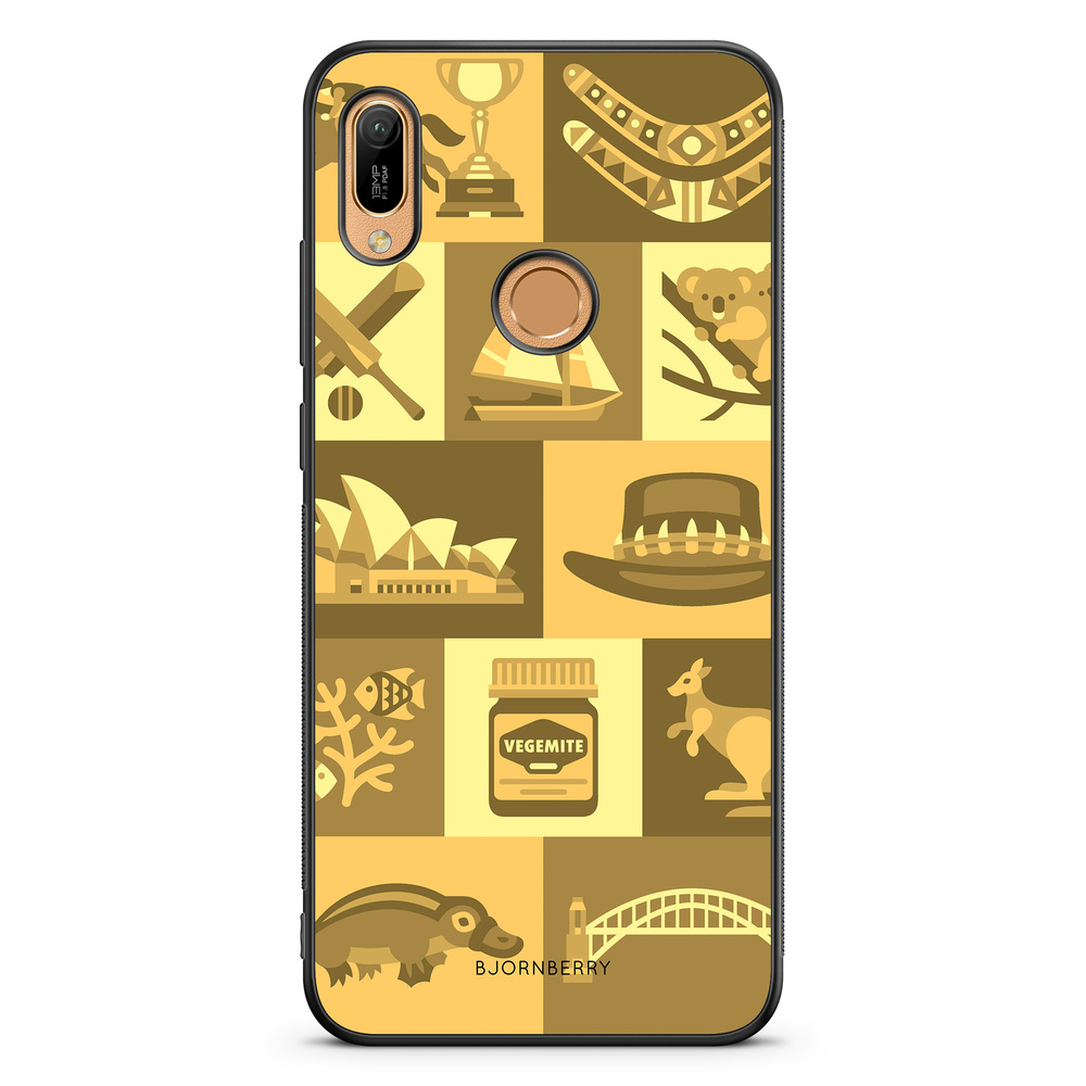 Huawei Y6 2019 Case - Australian Pattern