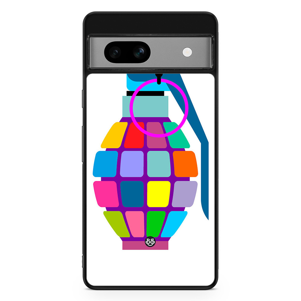 Google Pixel 7a Case - Color hand grenade