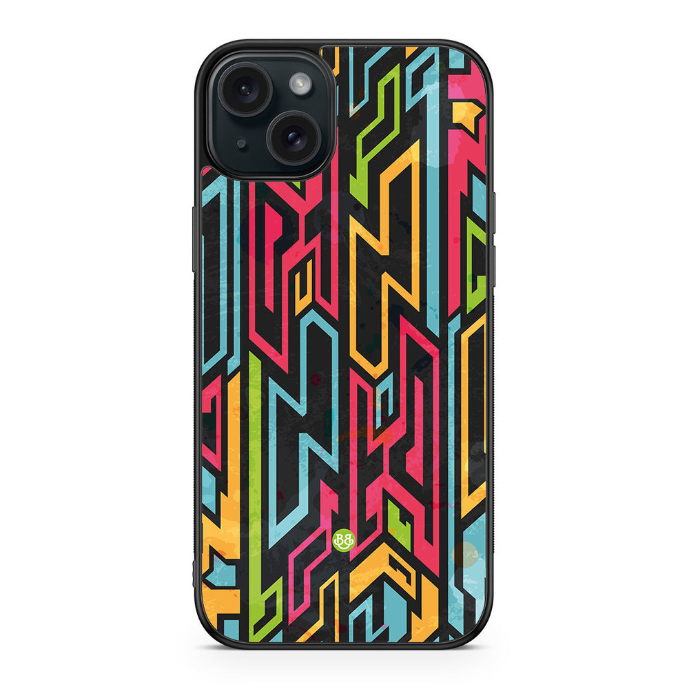 iPhone 15 Plus Case - Colored Tribal