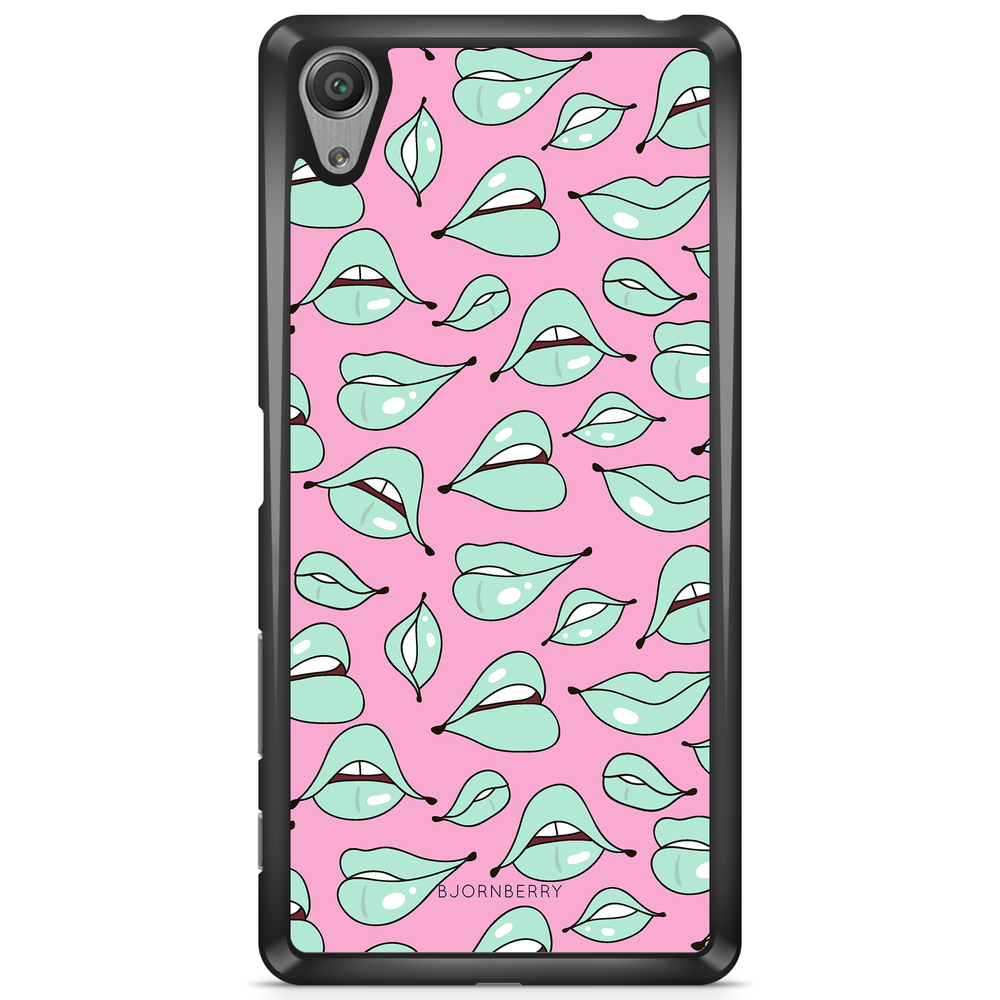 Sony Xperia XA1 Case - Green Lips