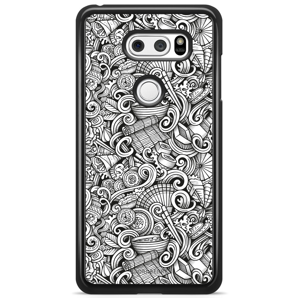 LG V30 Case - Japanese Pattern