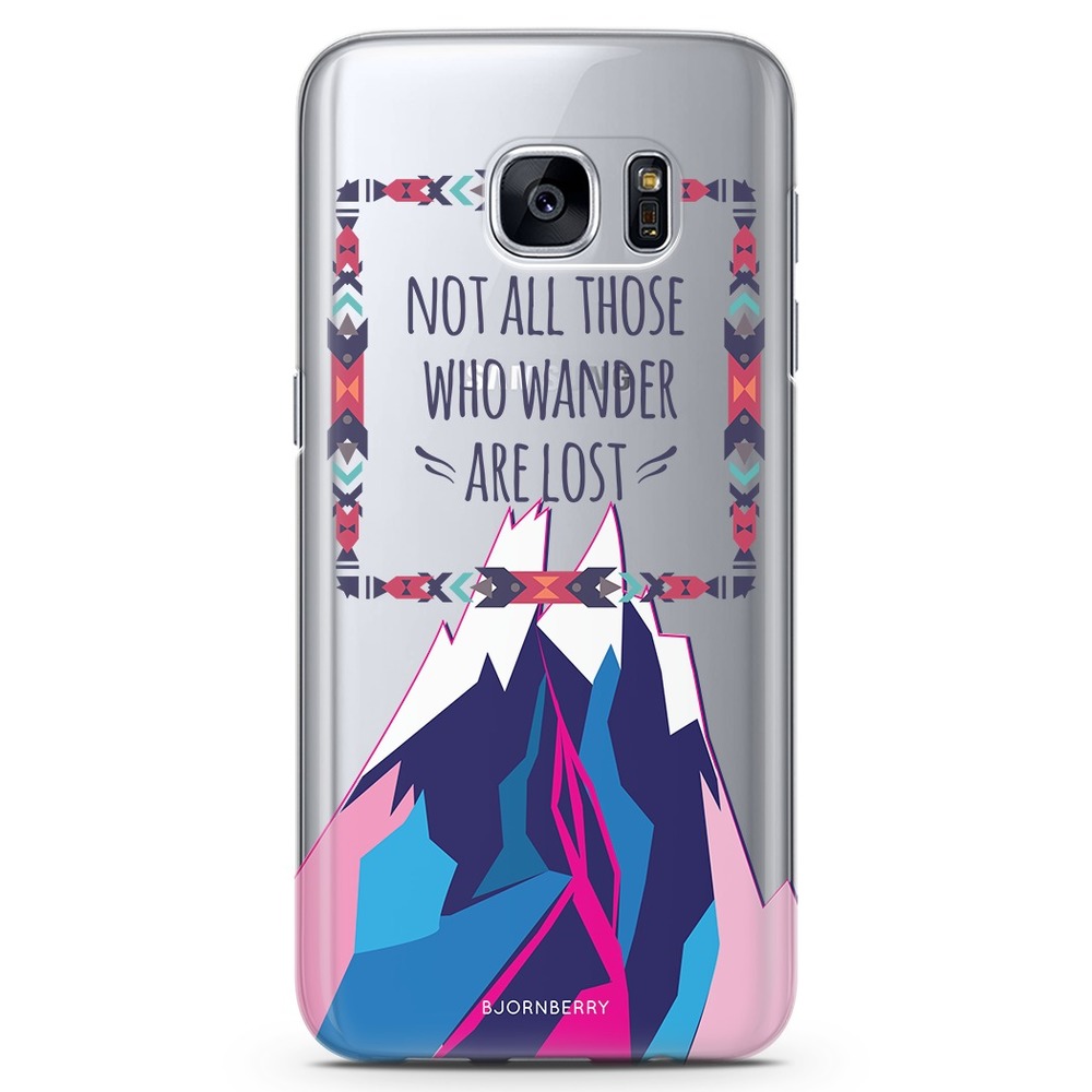 Samsung Galaxy S7 TPU Case - Wander Quote
