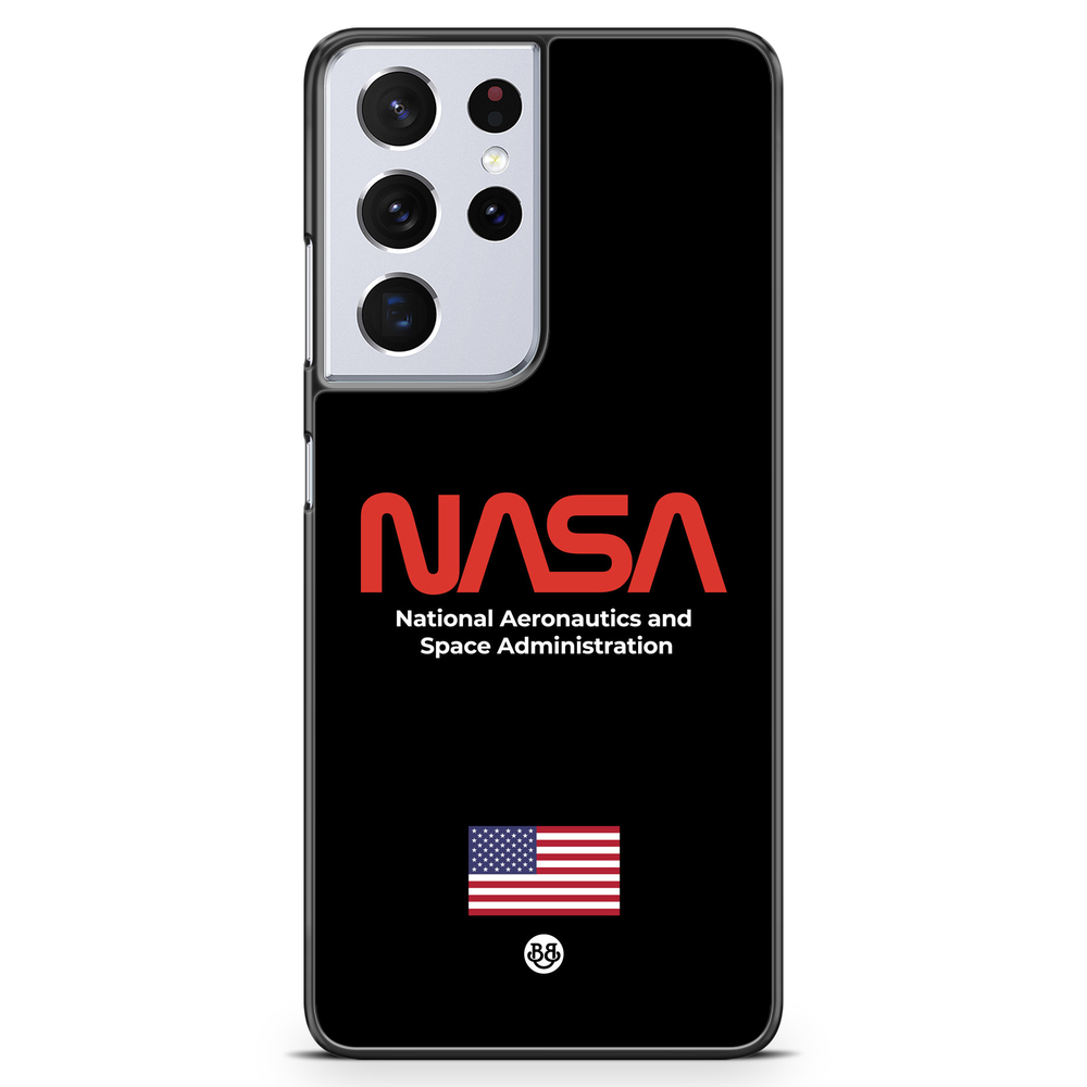 Samsung Galaxy S21 Ultra Case - NASA Worm Black