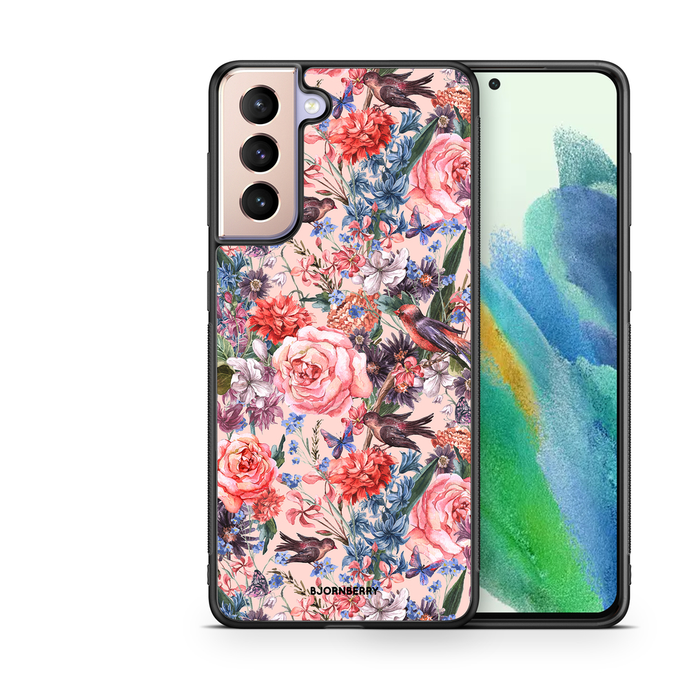 Samsung Galaxy S21 FE 5G Case - Birds & Flowers