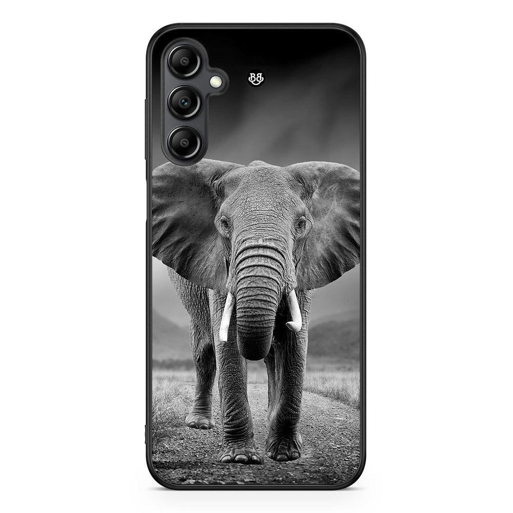 Samsung Galaxy A14 4G/5G Case - Black/white Elephant
