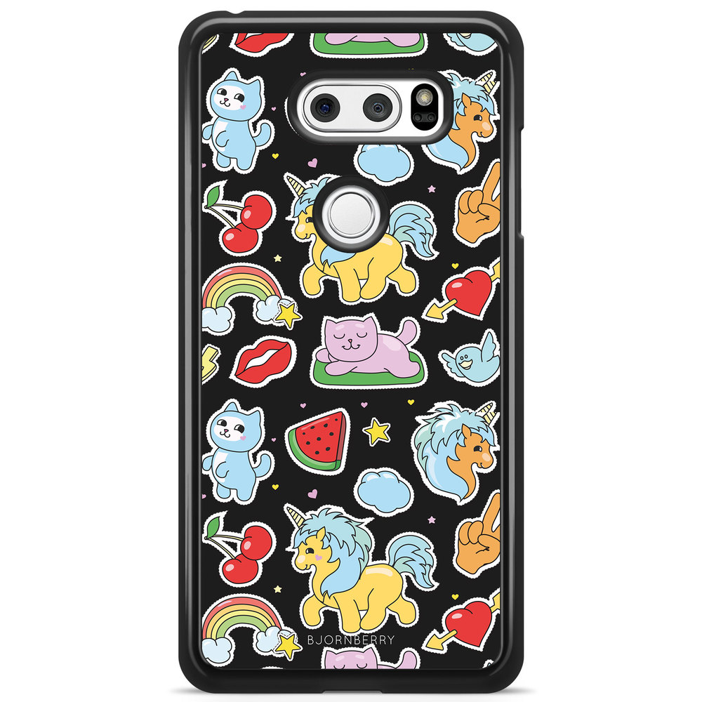 LG V30 Case - Cute Stickers