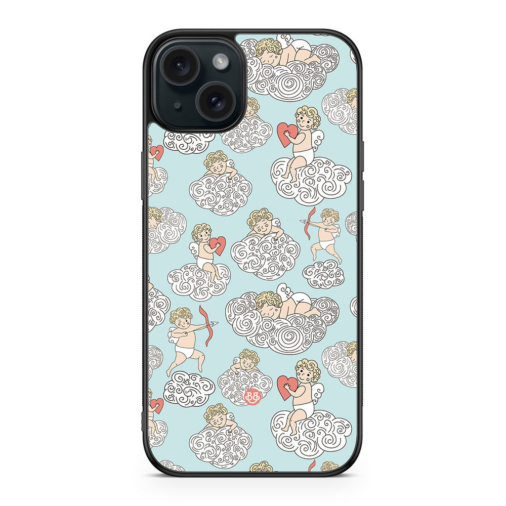 iPhone 15 Plus Case - Angels and Clouds