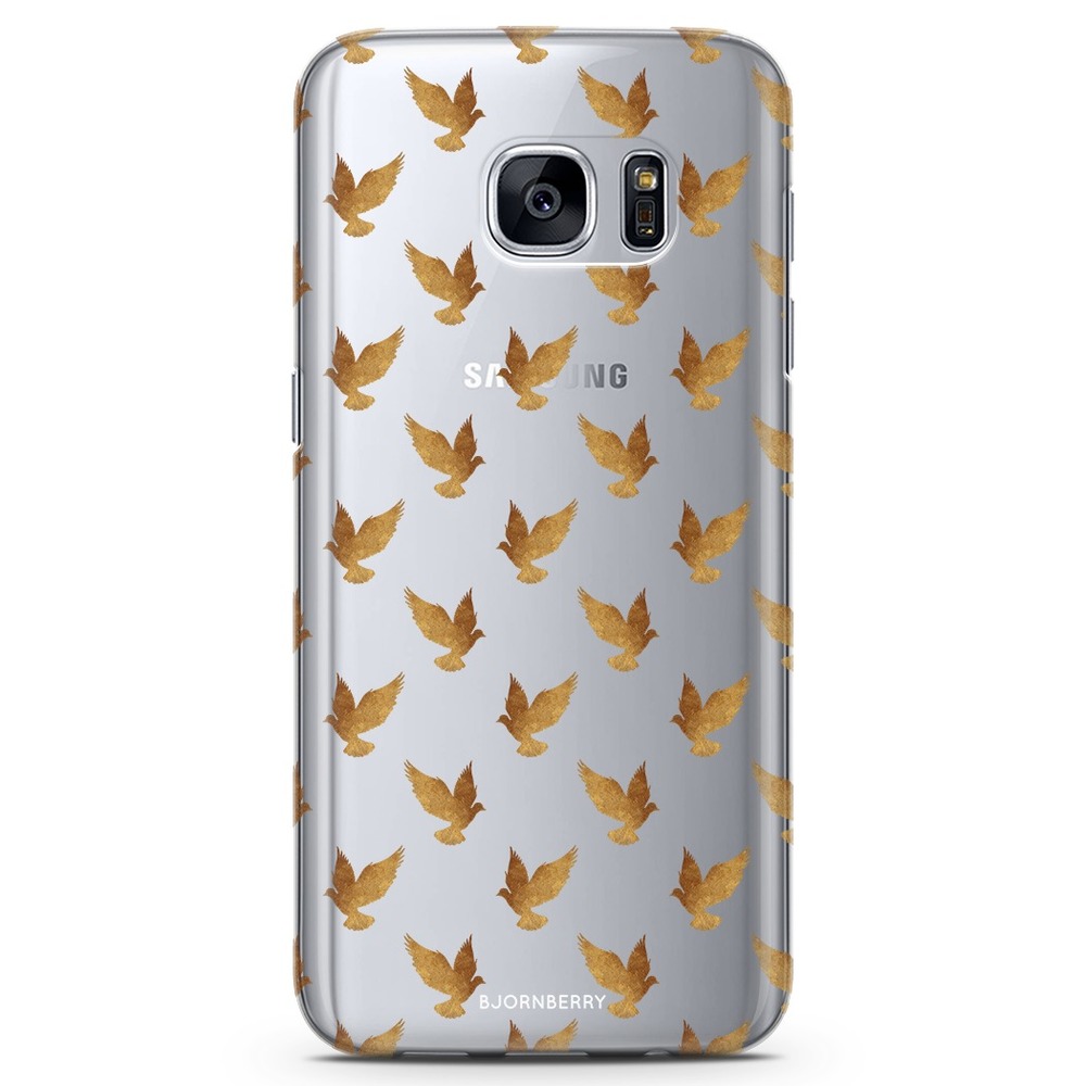 Samsung Galaxy S7 TPU Case - Golden Doves