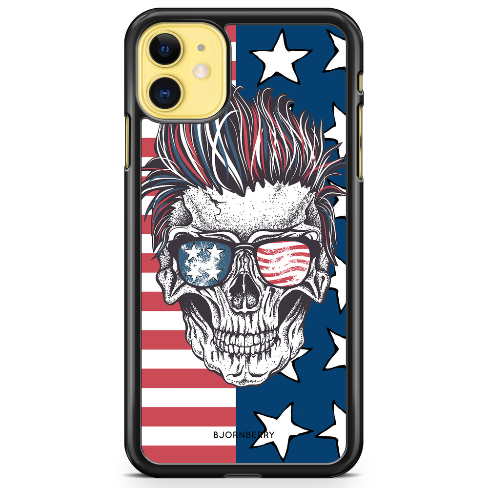 iPhone 11 Case - USA Skull