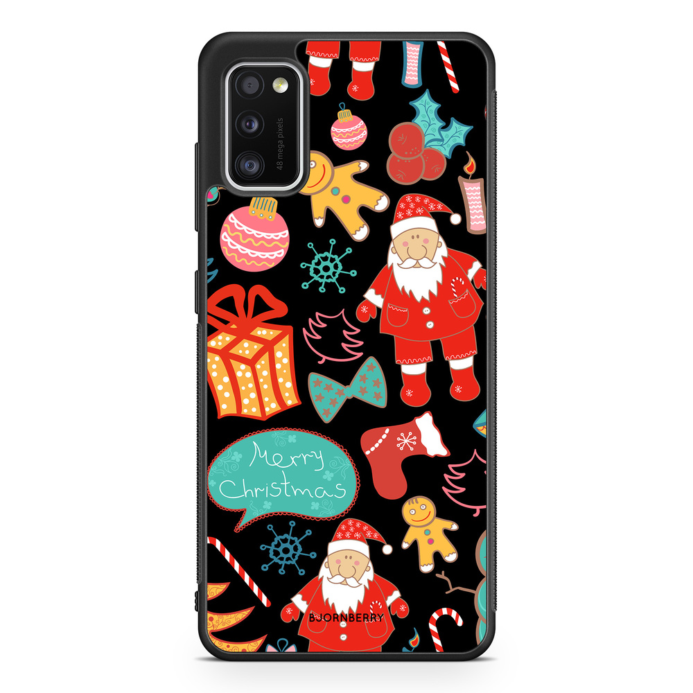 Samsung Galaxy A41 Case - Christmas Pattern