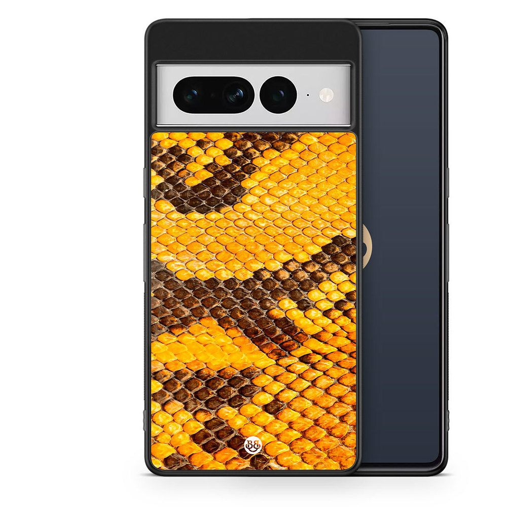 Google Pixel 7 Pro Case - Yellow Snake
