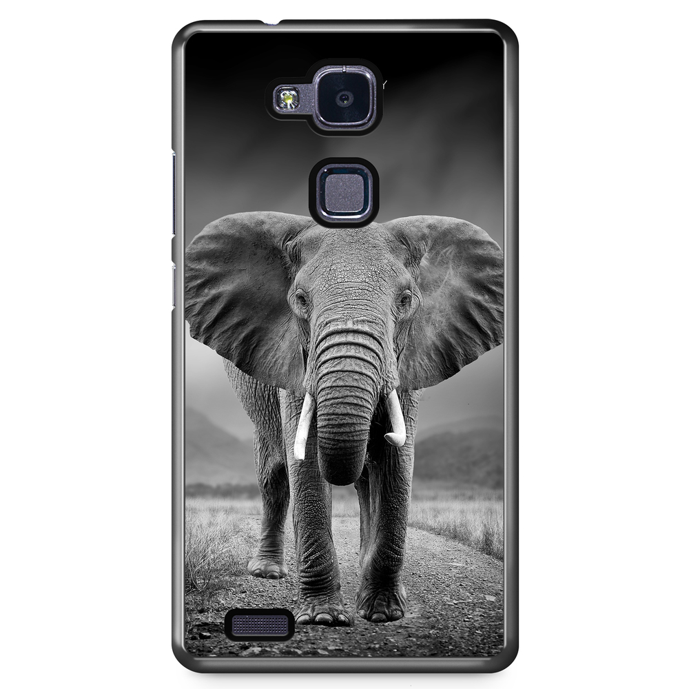 Huawei Honor 5X Case - Black/White Elephant