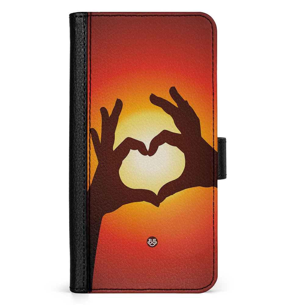 Doro 8050 Wallet Case - Hands Heart