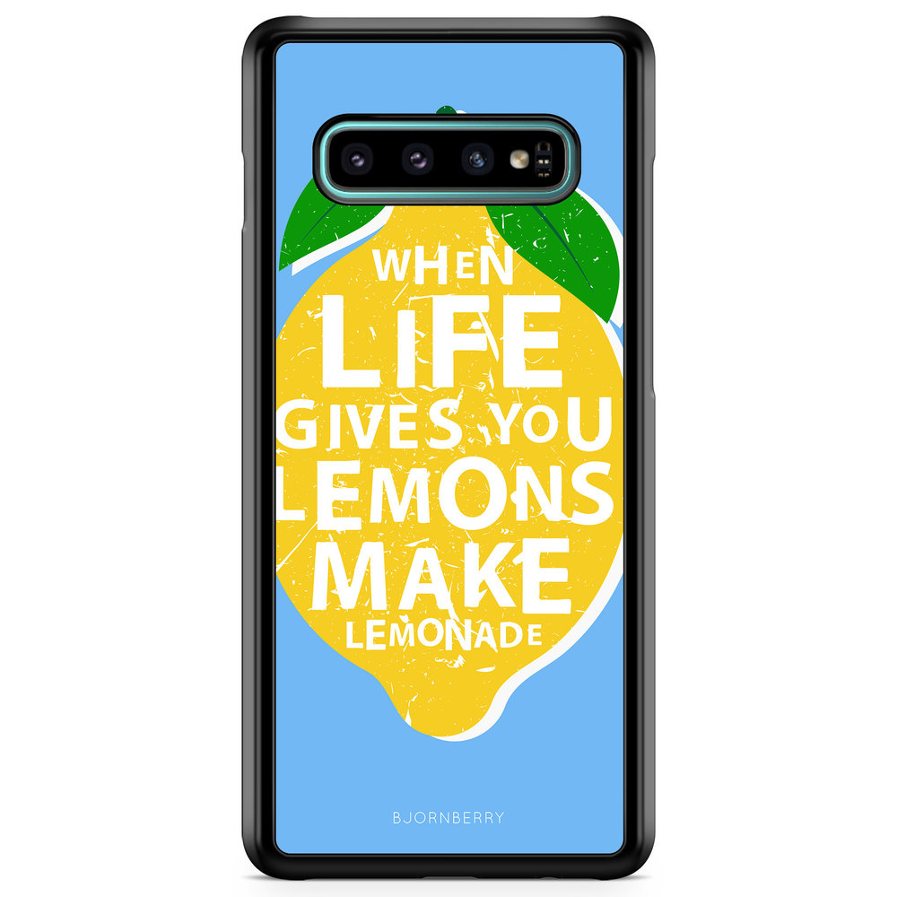 Samsung Galaxy S10 Plus Case - Lemon Quote
