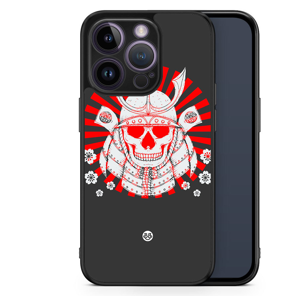 iPhone 14 Pro Case - Samurai skull