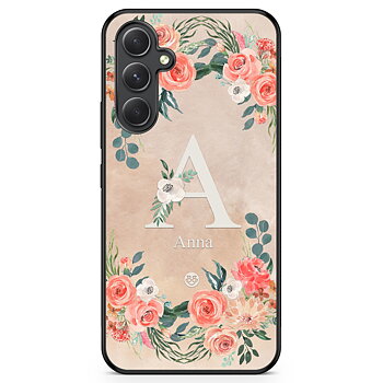 Samsung Galaxy A54 5G Custom Skal - Monogram Sand