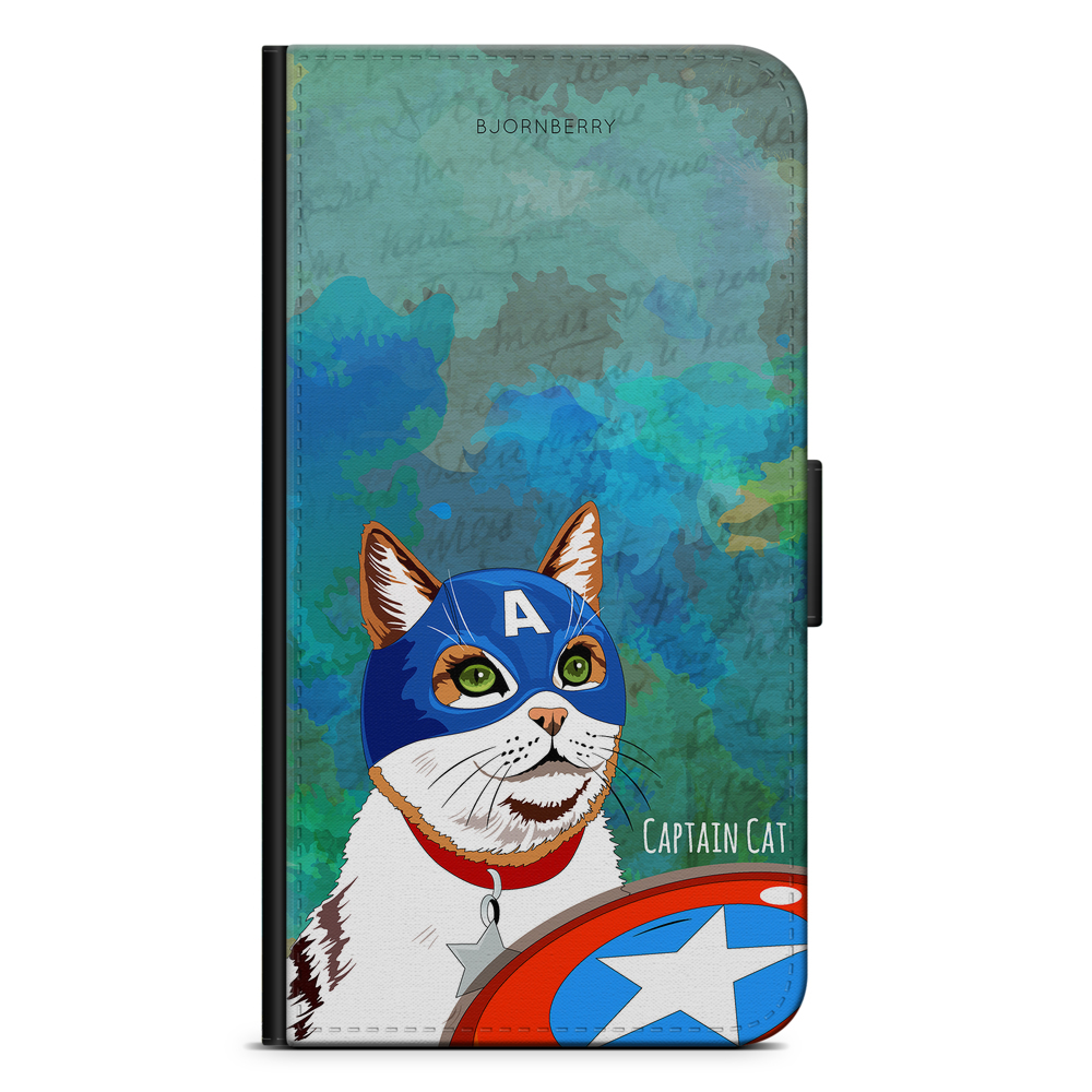 Samsung Galaxy S4 Mini Plånboksfodral - Kapten Katt