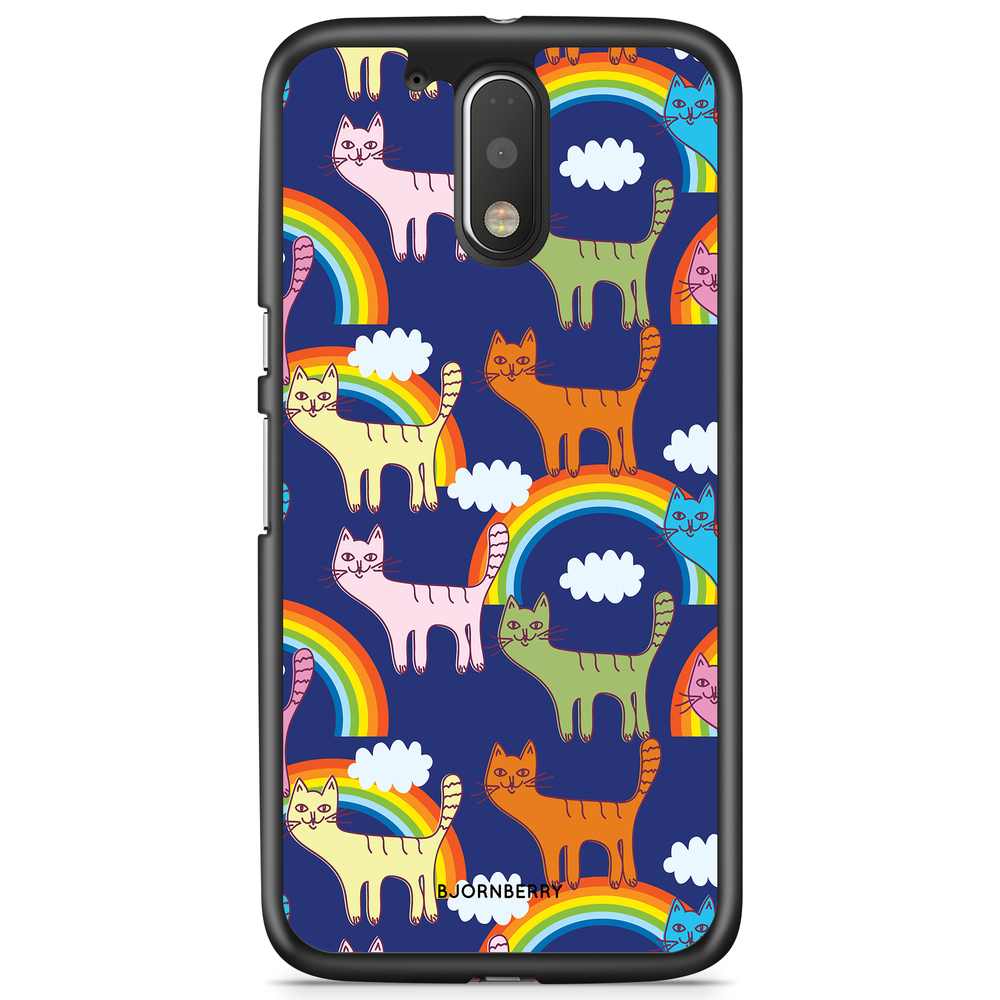 Moto G4/G4 Plus Case - Cats & Rainbows